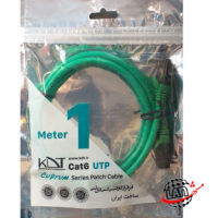 پچ کورد شبکه ۱ متری CAT6 UTP کی دی تی