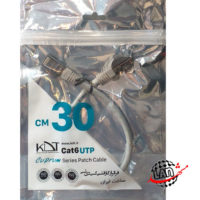 پچ کورد شبکه CAT 6 UTP 30CM KDT